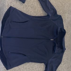 A navy defined lululemon jacket